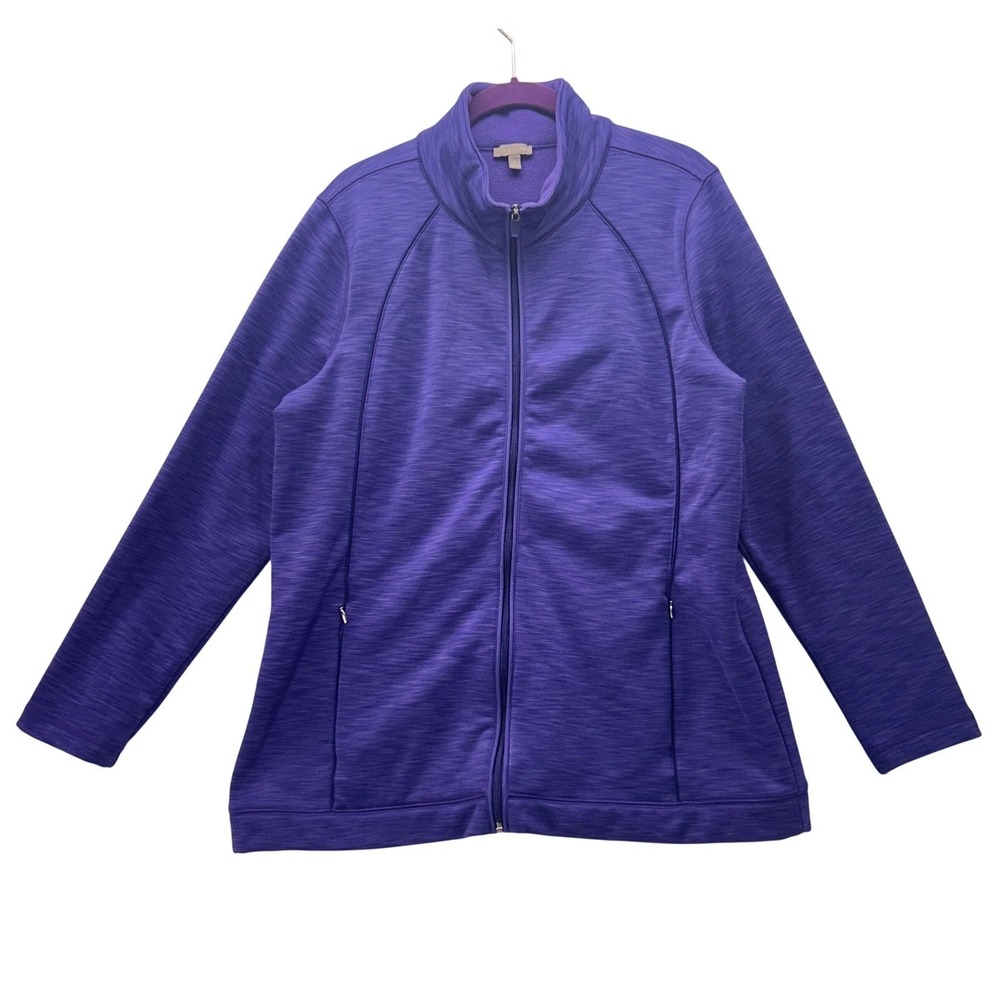 T‎ by Talbots Jacket Purple 1X